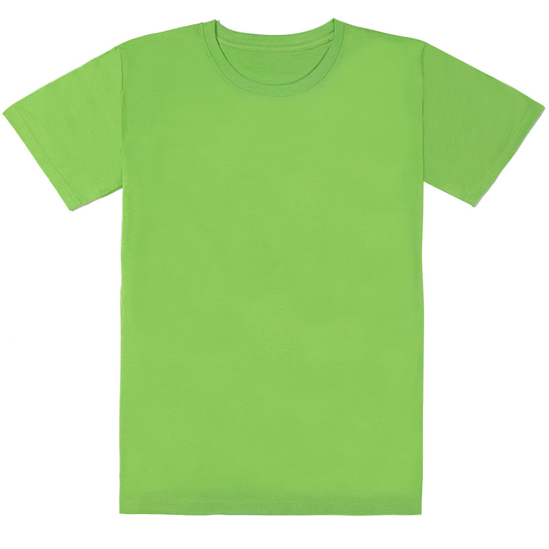 基本款中性T恤果綠色