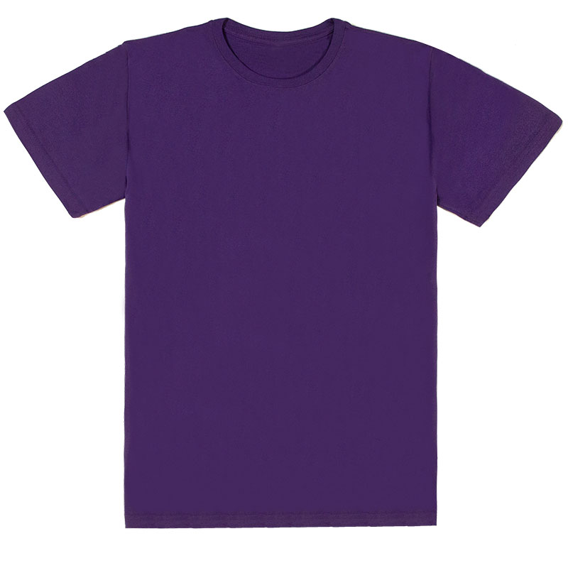 基本款中性T恤紫色