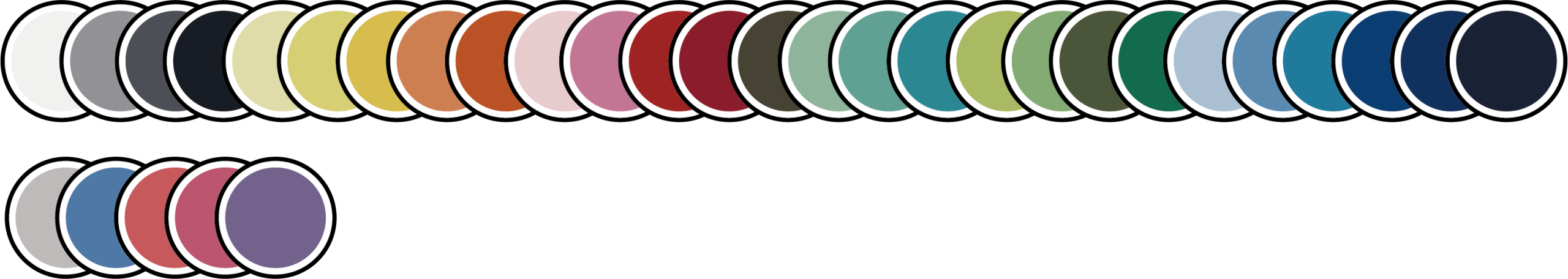 4.4盎司疏濕排汗T顏色表小圖